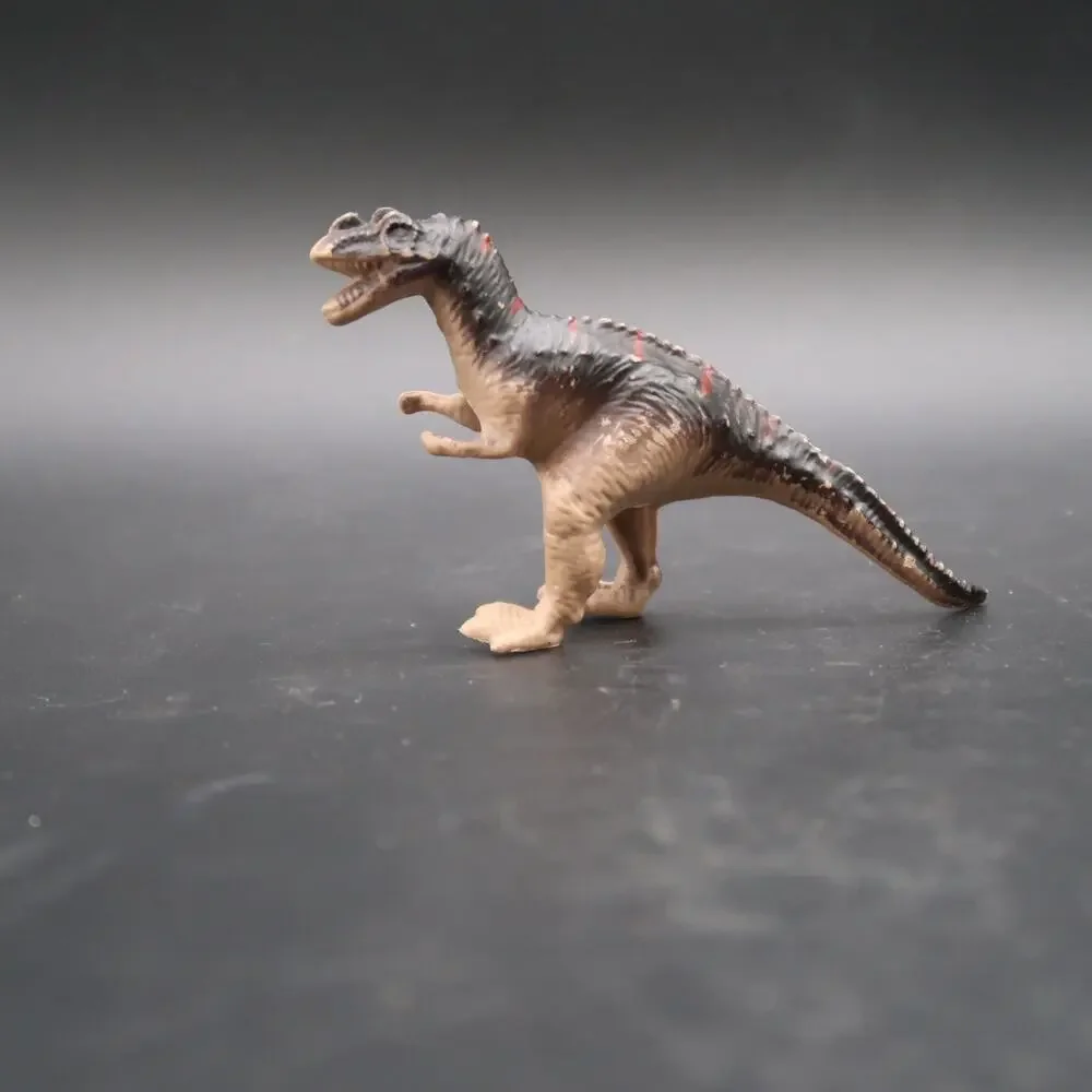Dinosaur Toys Set of 6 Plastic Rubber Velociraptor Brontosaurus Chinasaur Vtg